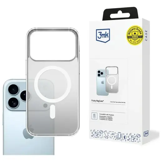 Case 3MK Frosty MagCase for Apple iPhone 17 Pro white