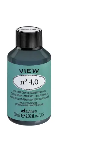 Davines, View, Demi-Permanent Hair Dye, 4.0 , 60 ml