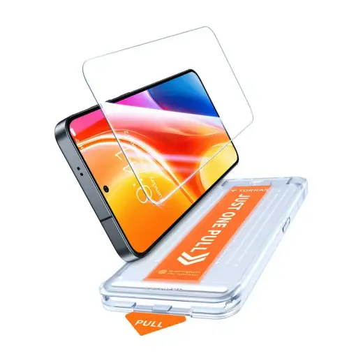 Torras Install Master tempered glass for phone Samsung Galaxy S25