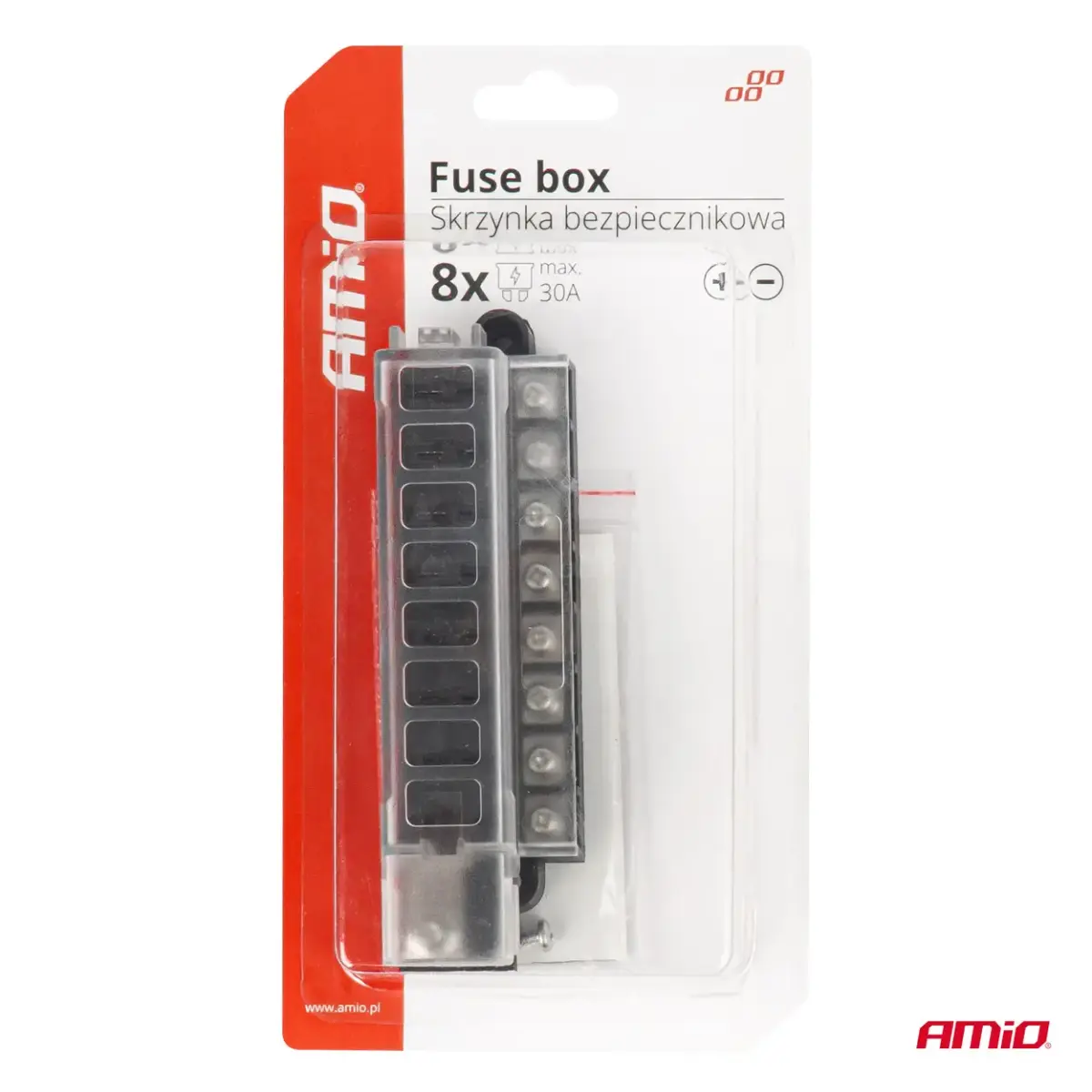 Fuse box 8 sockets AMIO-03837