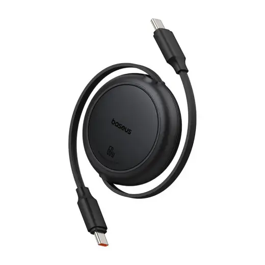 Baseus Free2Pull Mini data transfer and charging cable | USB-C to USB-C | 60W | 1m | black
