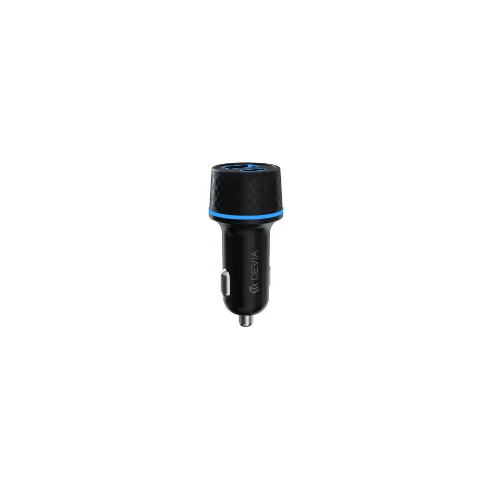 Devia car charger Extreme PD QC 3.0 52,5W 1x USB-C 1x USB black