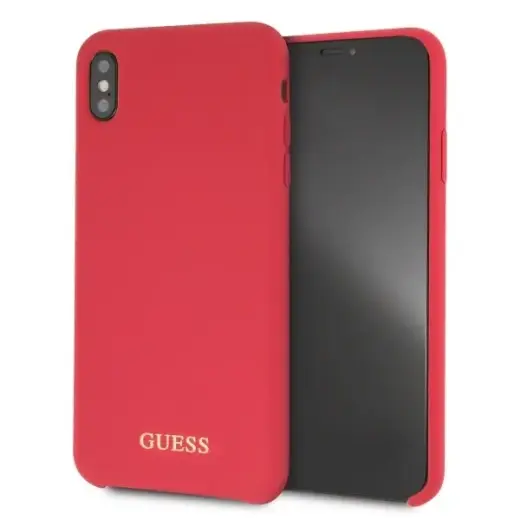 Guess силиконовый чехол для телефона для iPhone Xs Max красный