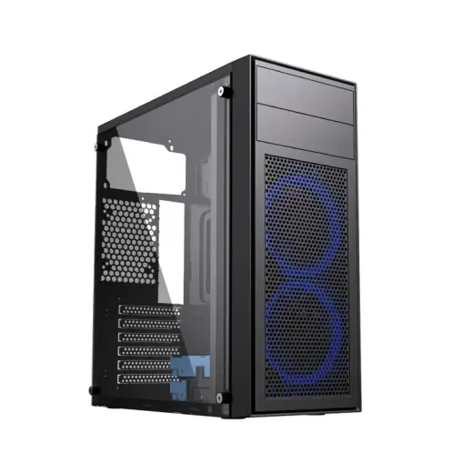 Computer Case Midi Towe Fornax M100B ATX black