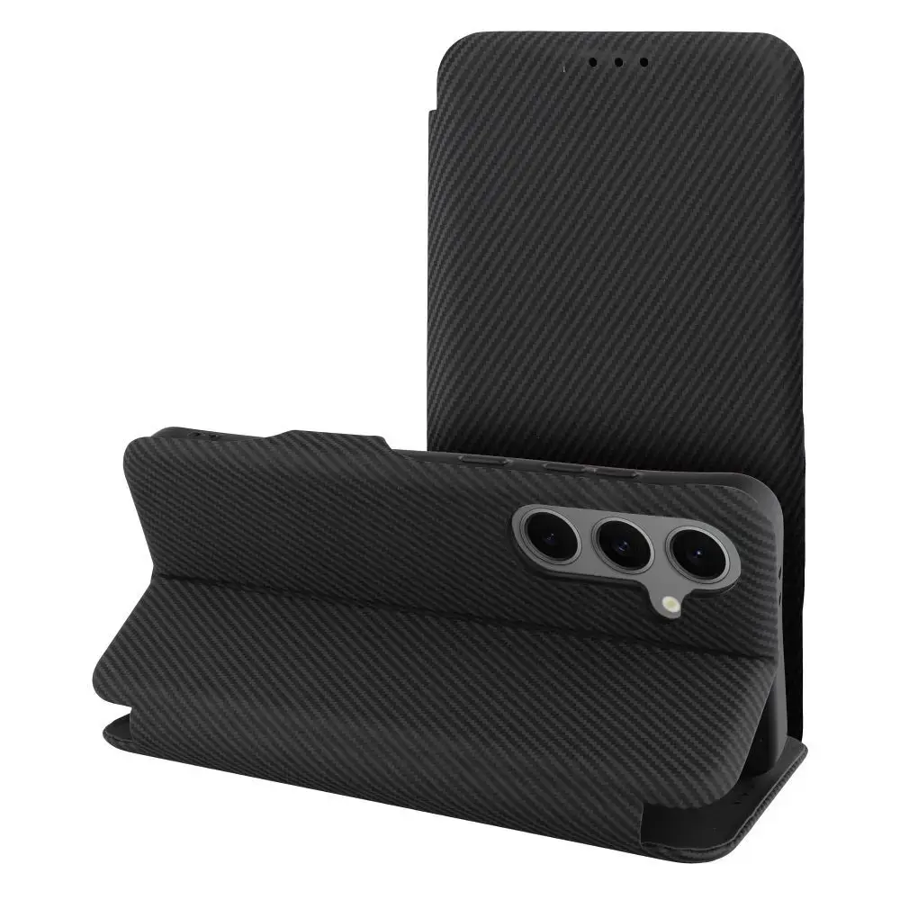 FOLIO Side Magnet grāmatveida maciņš telefonam Samsung Galaxy S25+ (S936) melns
