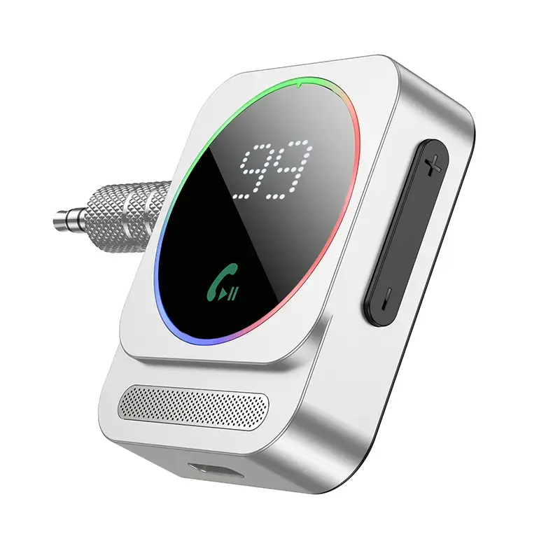 Borofone Audio Bluetooth uztvērējs AUX BC52 True Way silver