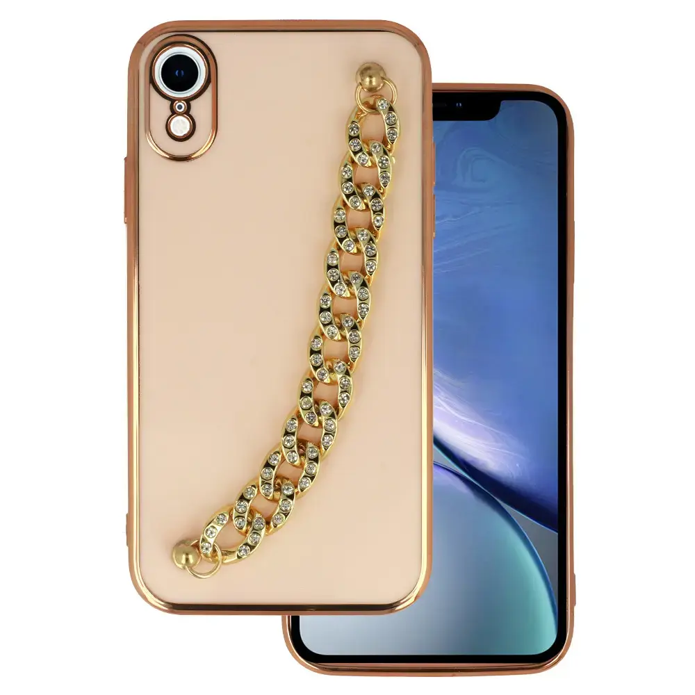 Trend maciņš telefonam iPhone XR rozā (dizains 4)