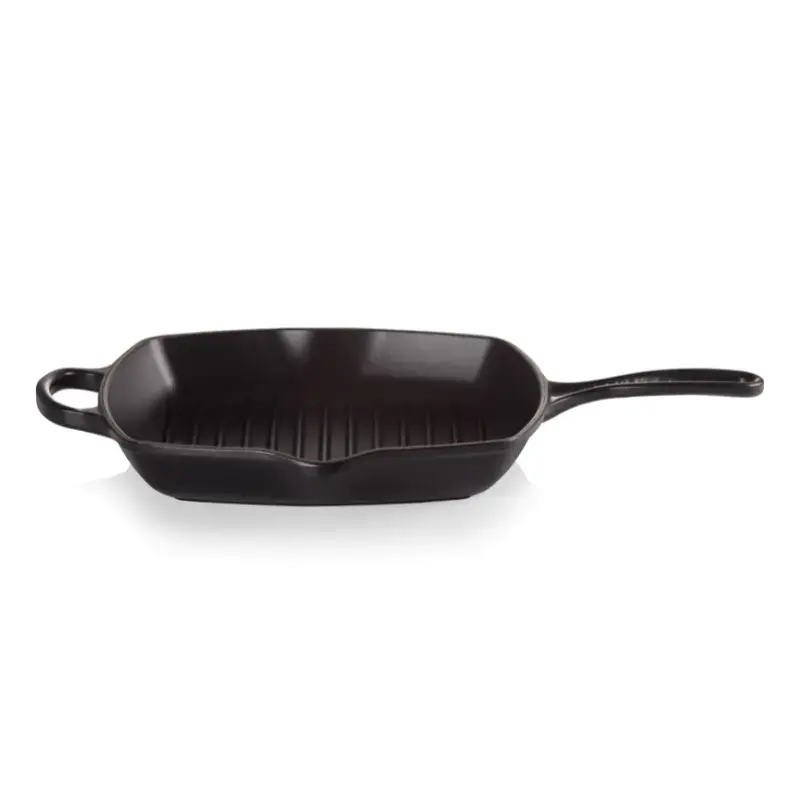 Le Creuset Čuguna grillpanna kvadrātveida 26x26cm matēti melna