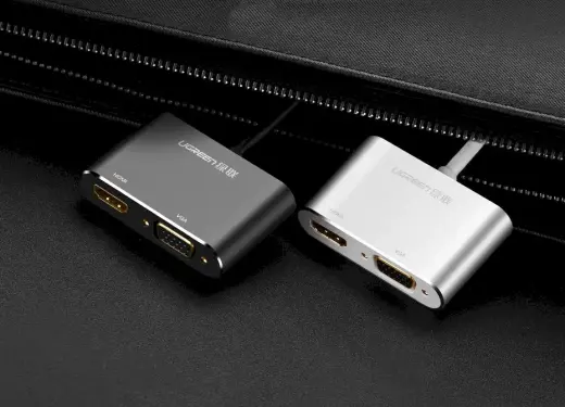 Ugreen HDMI | VGA - mini DisplayPort adapter Full HD 1080p black (MD115 20422)