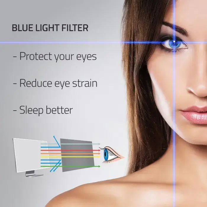 Qoltec Privacy filter 23.8" | 16:9 | Eye protection | Panoramic