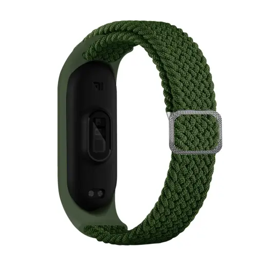 Fusion Braided Cloth band for Xiaomi Mi Band 3 | Mi Band 4 | Mi Band 5 | Mi Band 6 green