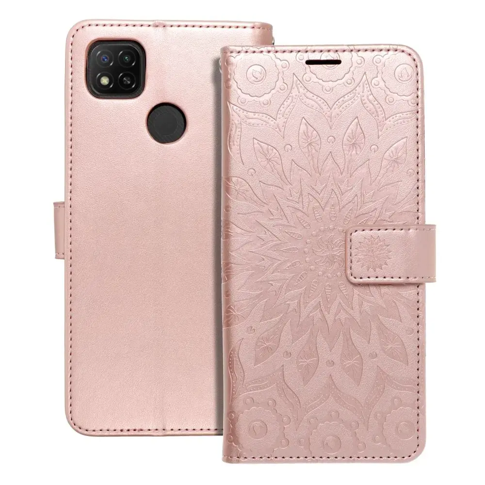 MEZZO Book case for XIAOMI Redmi 9C / 9C NFC mandala rose gold