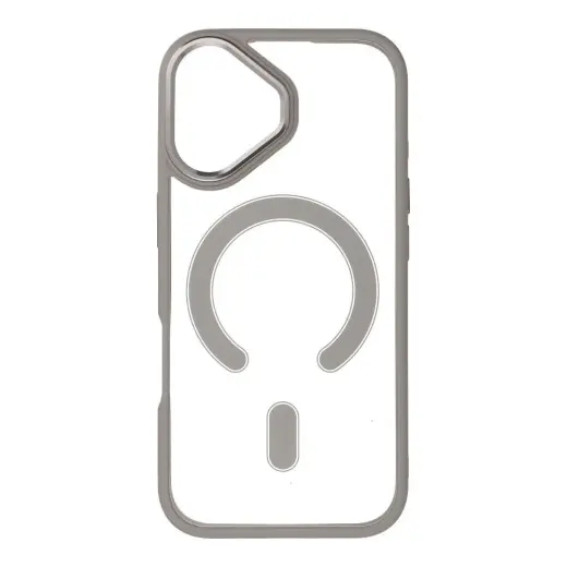Color Edge Mag phone case with MagSafe support for iPhone 17 gray