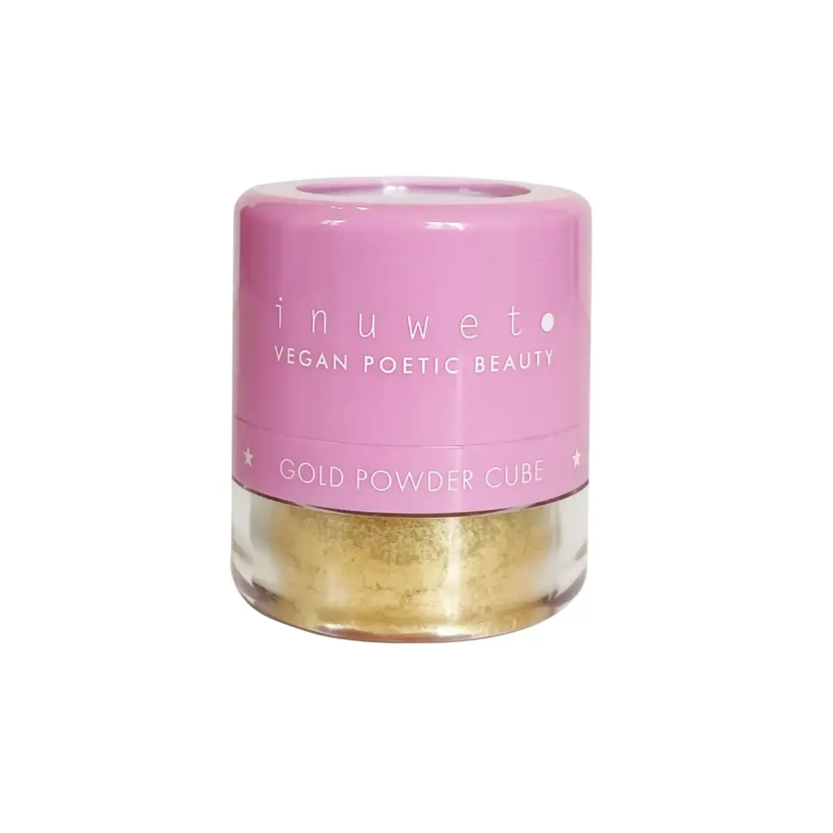 Inuwet, Gold Powder Cube, Vegan, Glow & Illuminating, Loose Highlighter Powder, 3.5 g
