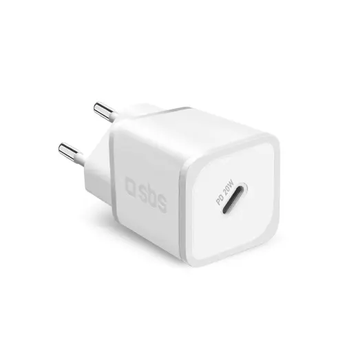 GaN baterijas lādētājs | 20W | PD | GaN | USB-C | balts