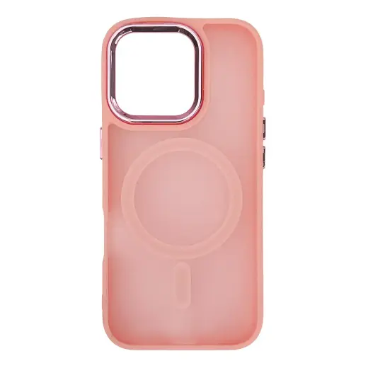 Fashion phone case with MagSafe support for iPhone 17 Pro pink