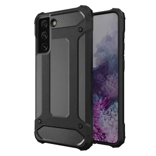 Hybrid Armor telefono dėklas Samsung Galaxy S23+ (S916) juodas