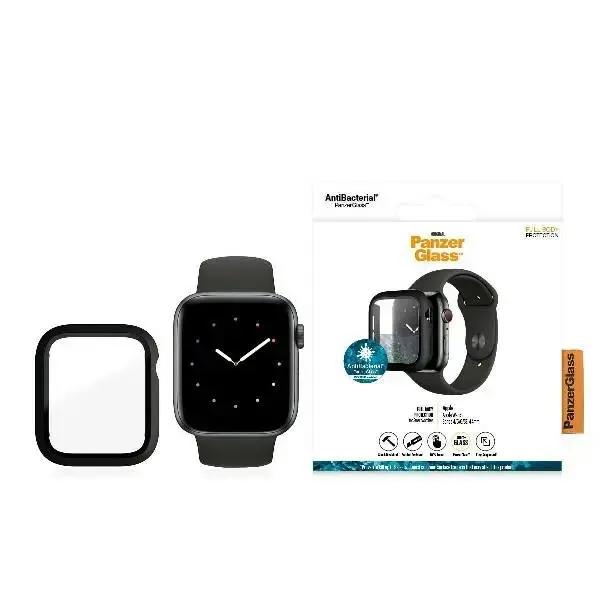 PanzerGlass Full Body Apple Watch 4|5|6 |SE 44mm czarny|black AB
