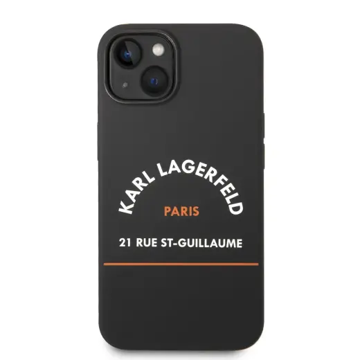 Karl Lagerfeld Rue St Gullaume Case for iPhone 14 Plus Black