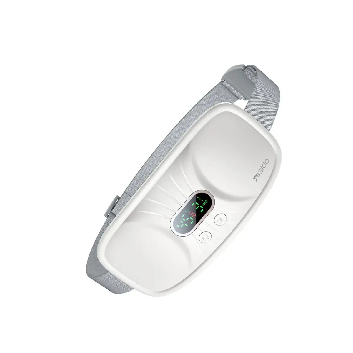 Yesido Menstrual Belt MG28 white 1800mAh with 4-level heat settings & 3 vibration speeds