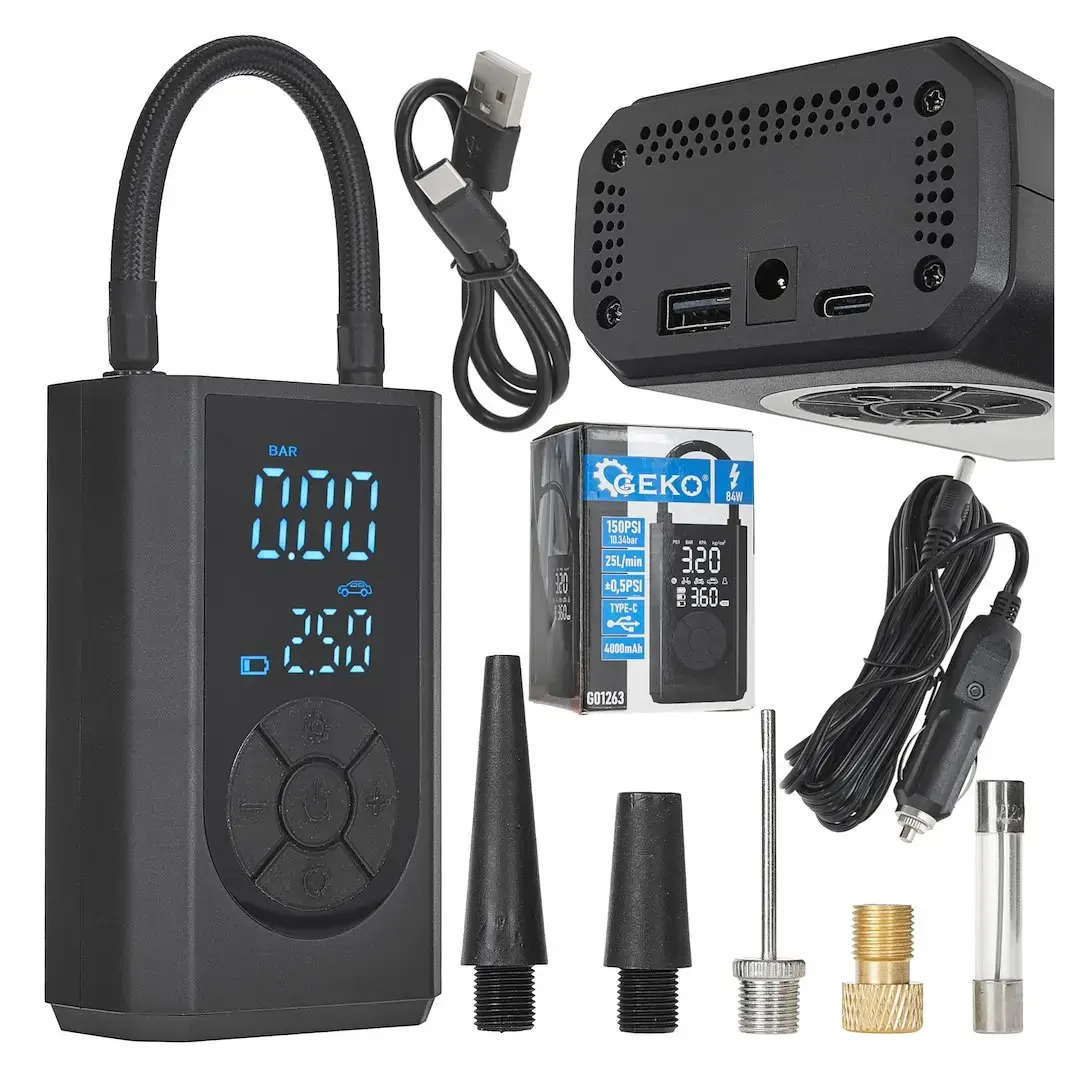 Gaisa kompresors 4000mAh 84W