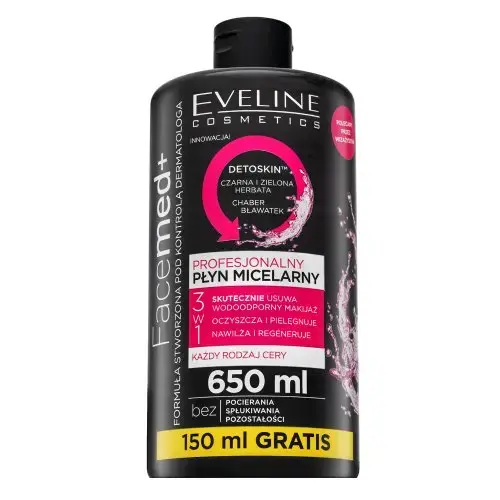 Eveline FaceMed+ Detoskin Professional Micellar Water 650 ml
