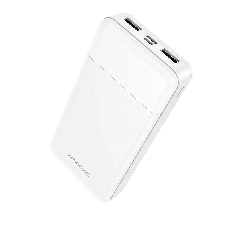 Borofone BJ88A Clever ārējais akumulators (powerbank) | 20 000 mAh | USB-A | balts