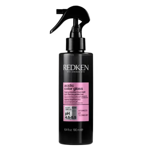Redken Acidic Color Gloss Heat Protection Treatment 230°C 190Ml in Clear