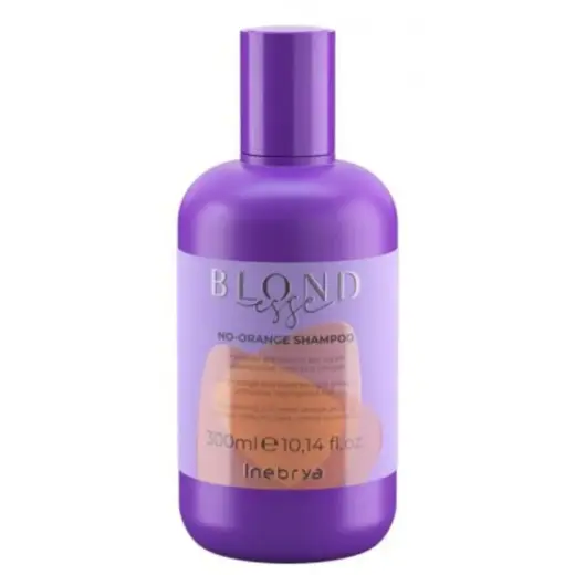 Inebrya BLONDESSE No-Orange Shampoo (light Brown, Colored or Bleached Hair) - 300ml