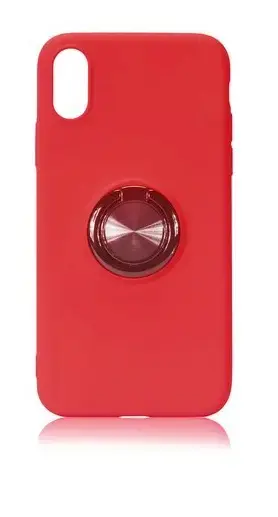 Fusion ring silikona aizsargapvalks ar magnetu Apple iPhone 11 sarkans