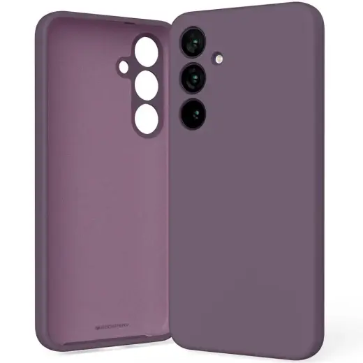 Mercury силиконовый чехол для телефона Samsung Galaxy S25+ фиолетовый