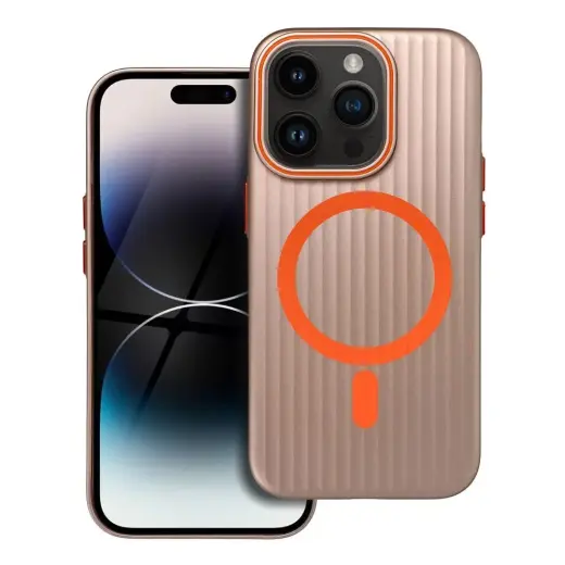 SIMPLY maciņš ar MagSafe atbalstu telefonam iPhone 14 Pro pelēks