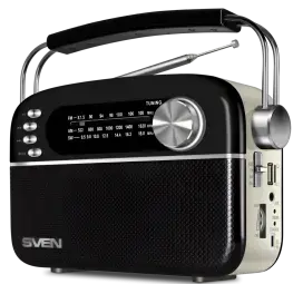Radio uztvērējs Sven SRP-505 Black