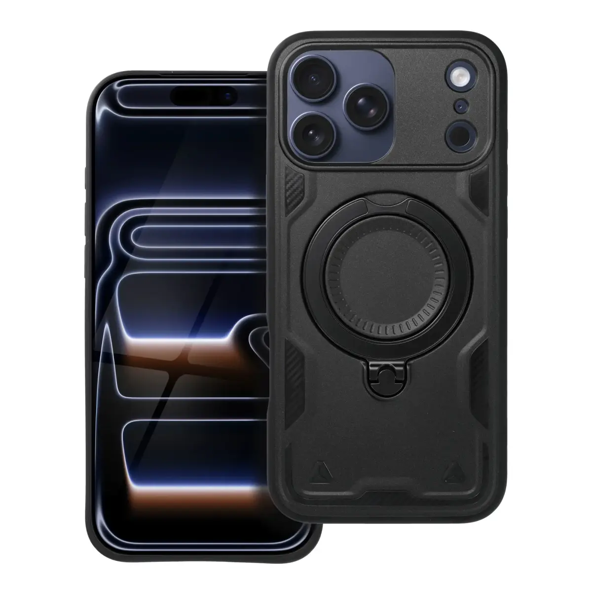 Frost Armor maciņš telefonam iPhone 17 Pro Max melns