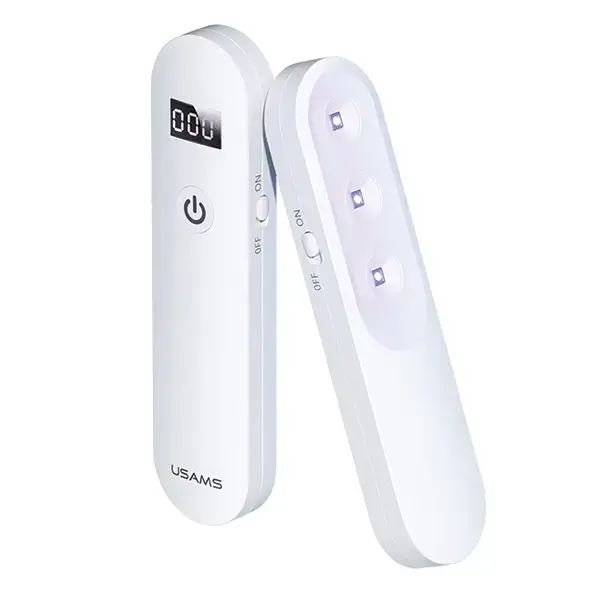 USAMS Mini UV-C Disinfecting Lamp Handheld Sterilizer white ZB159XDD01 (US-ZB159)
