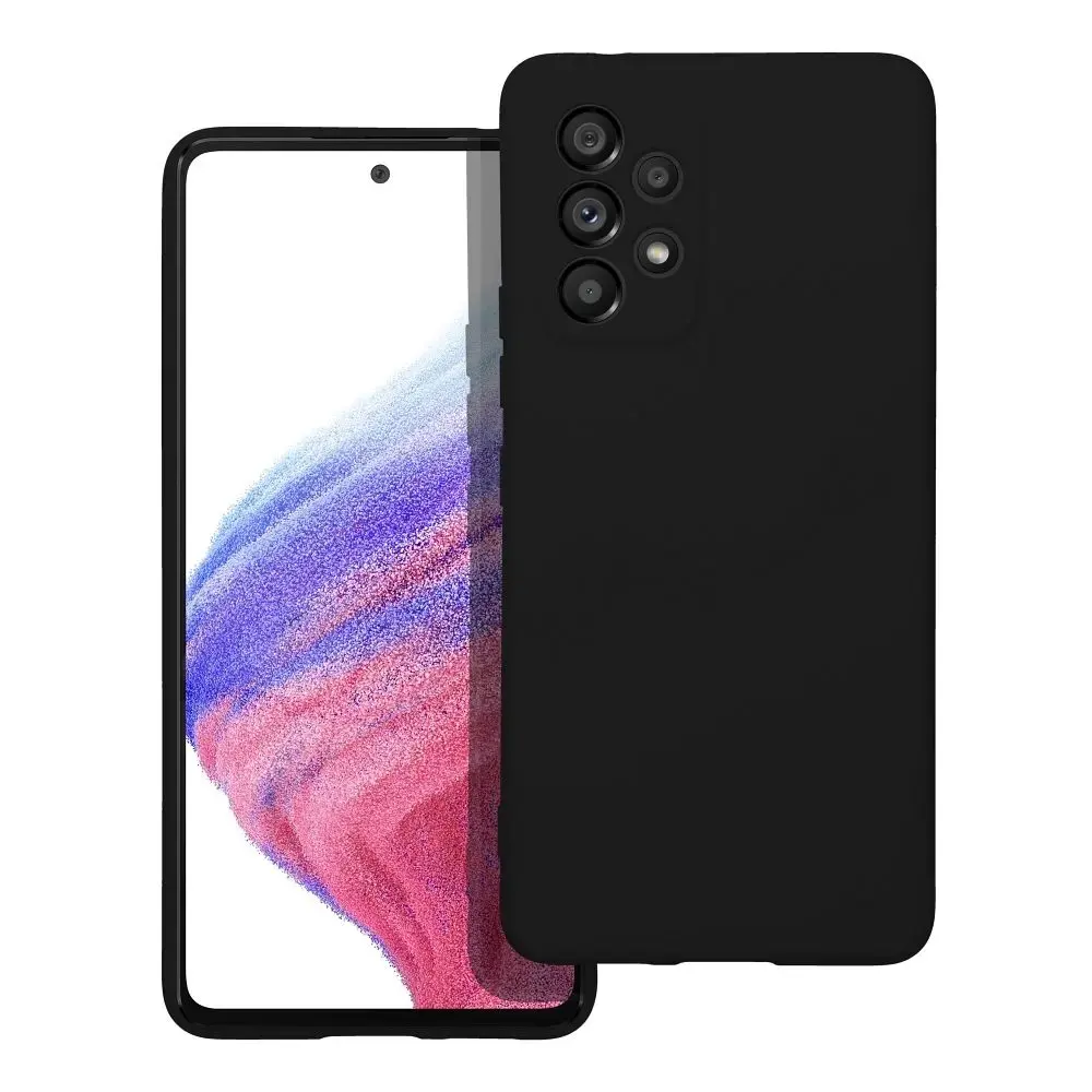 Silicone telefoni ümbris Samsung Galaxy A53 5G (A536) must