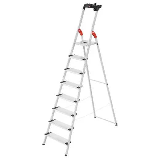 Kāpnes mājsaimniecības L80 ComfortLine / alumīnija / 8 pakāpieni