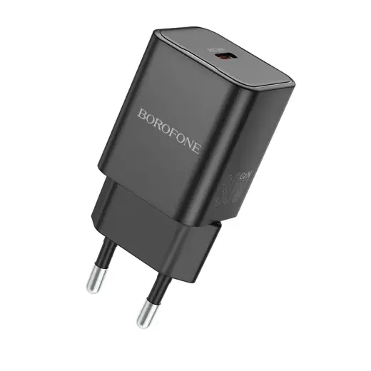 Borofone BN13 tīkla lādētājs | 30W | PD | USB-C | melns