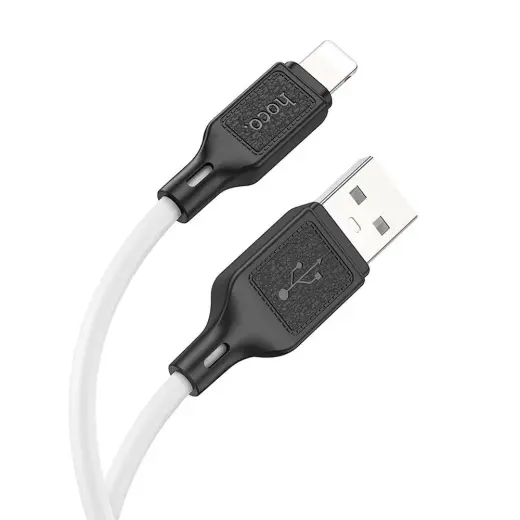 Hoco X90 data transfer and charging cable | USB-A to Lightning | 12W | 1m | white