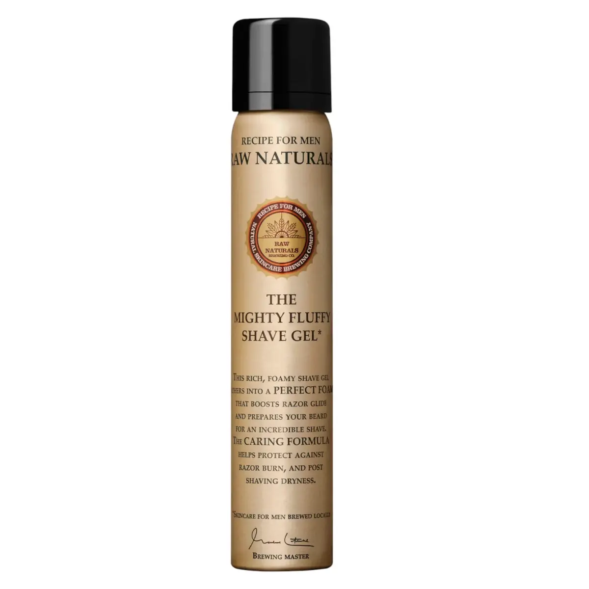 Raw Naturals, The Mighty Fluffy, Hydrating, Shaving Gel, 75 ml