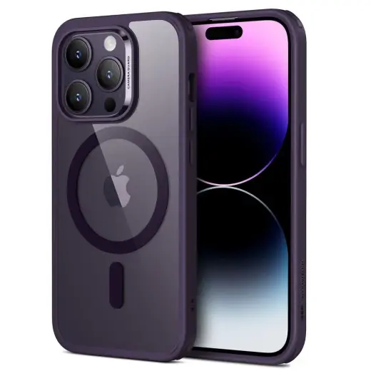 ESR CH HALOLOCK MAGSAFE IPHONE 14 PRO CLEAR|PURPLE