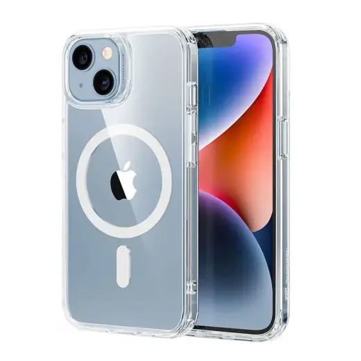ESR Classic Hybrid maciņš ar MagSafe atbalstu telefonam iPhone 14 Plus caurspīdīgs