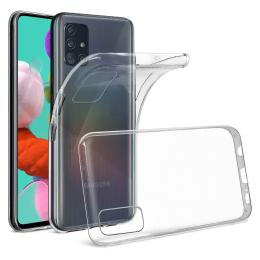 Clear 2 mm telefoni ümbris Samsung Galaxy A51 (A515) läbipaistev