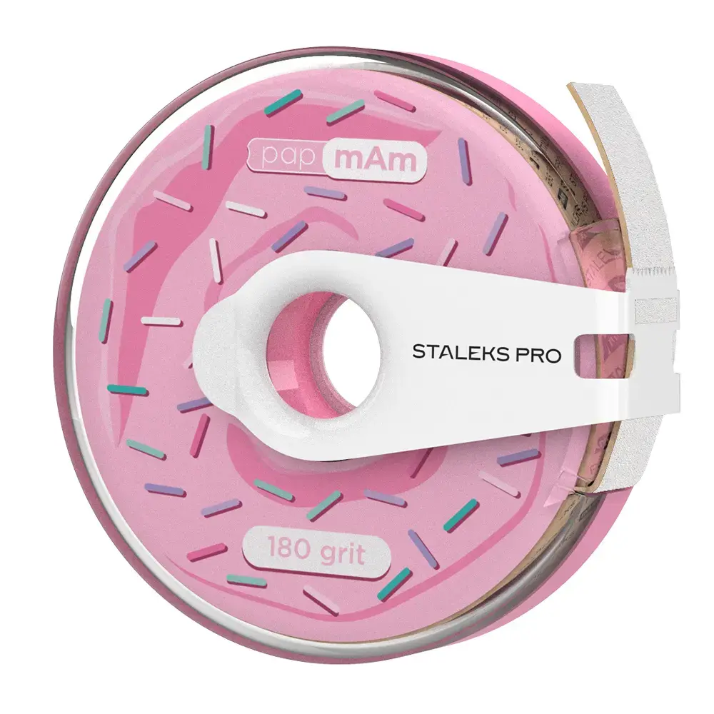 Nail File Refill Roller - 80 Files in a Roll - 180 Grit White