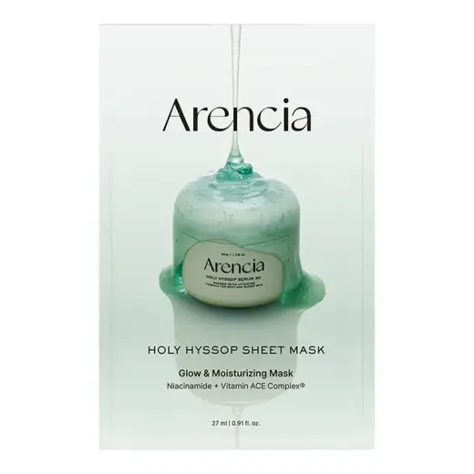 ARENCIA Holy Hyssop Sheet Mask,27 ml