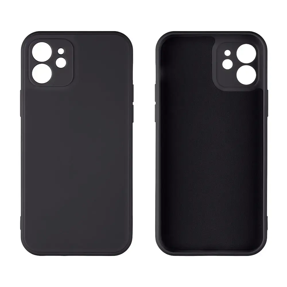 OBAL:ME Matte TPU Case for Apple iPhone 12 Black