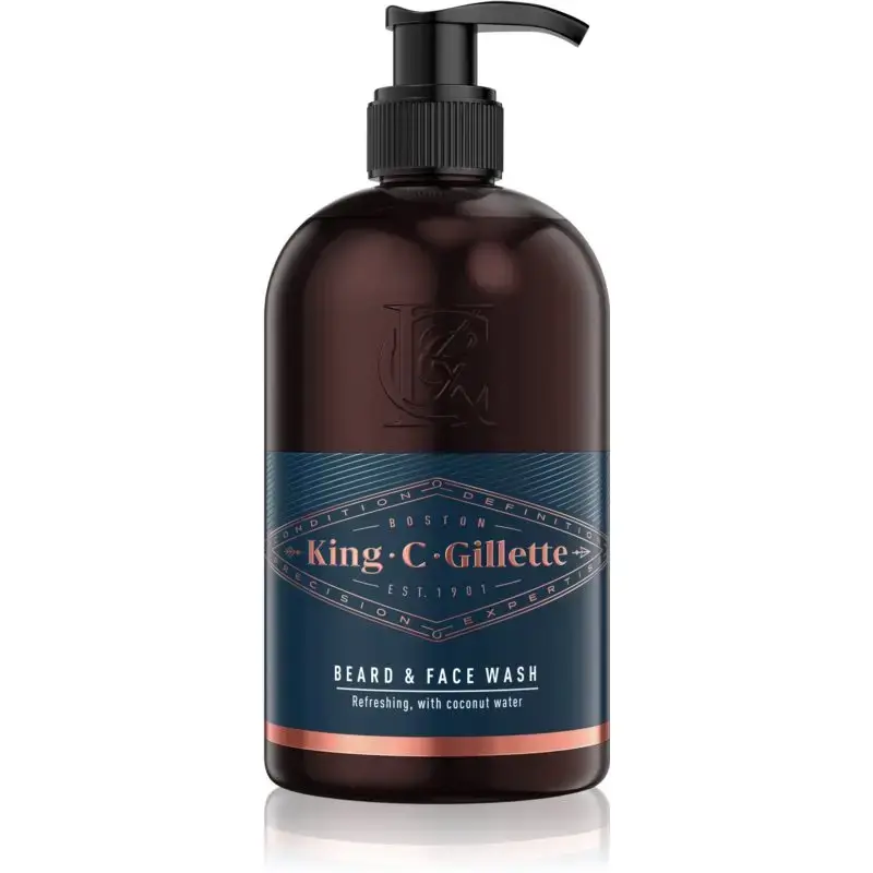 Gillette King C. Beard and Face Shampoo for Beard 350 Ml