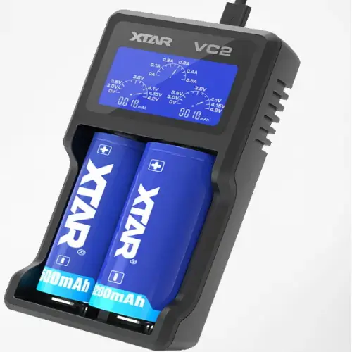 XTAR VC2 LCD Lādētājs