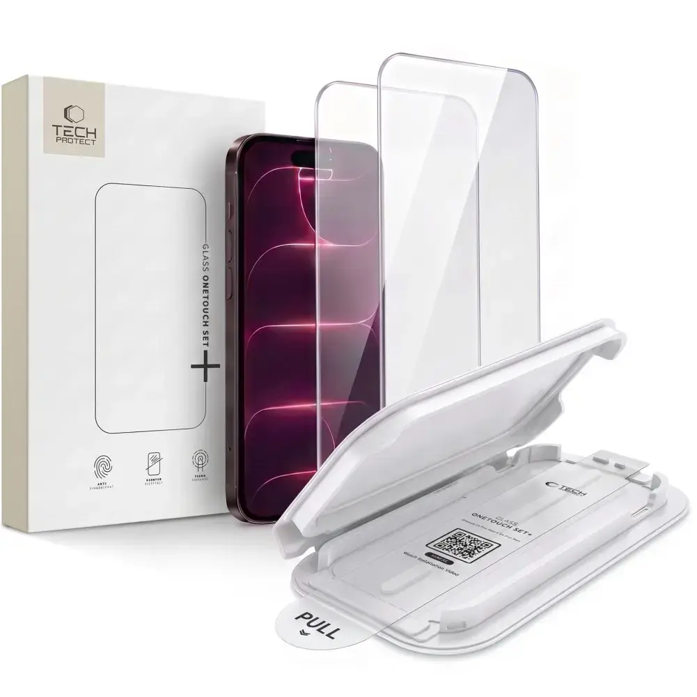 Tech-Protect SZKŁO HARTOWANE TECH-PROTECT ONETOUCH SET+