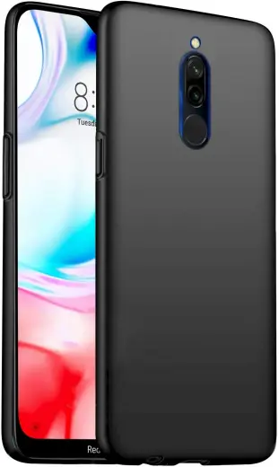 Fusion Soft Matte Back Case Silicone Case For Xiaomi Redmi 8 | 8A Black
